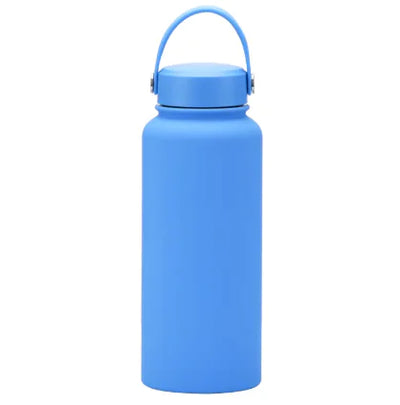 Steel Sport Max stainless steel sports kettle with easy-carry handle and leak-proof lid.
