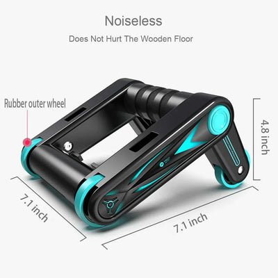 Men’s Ab Roller with ergonomic non-slip grip and durable construction for effective core workouts.