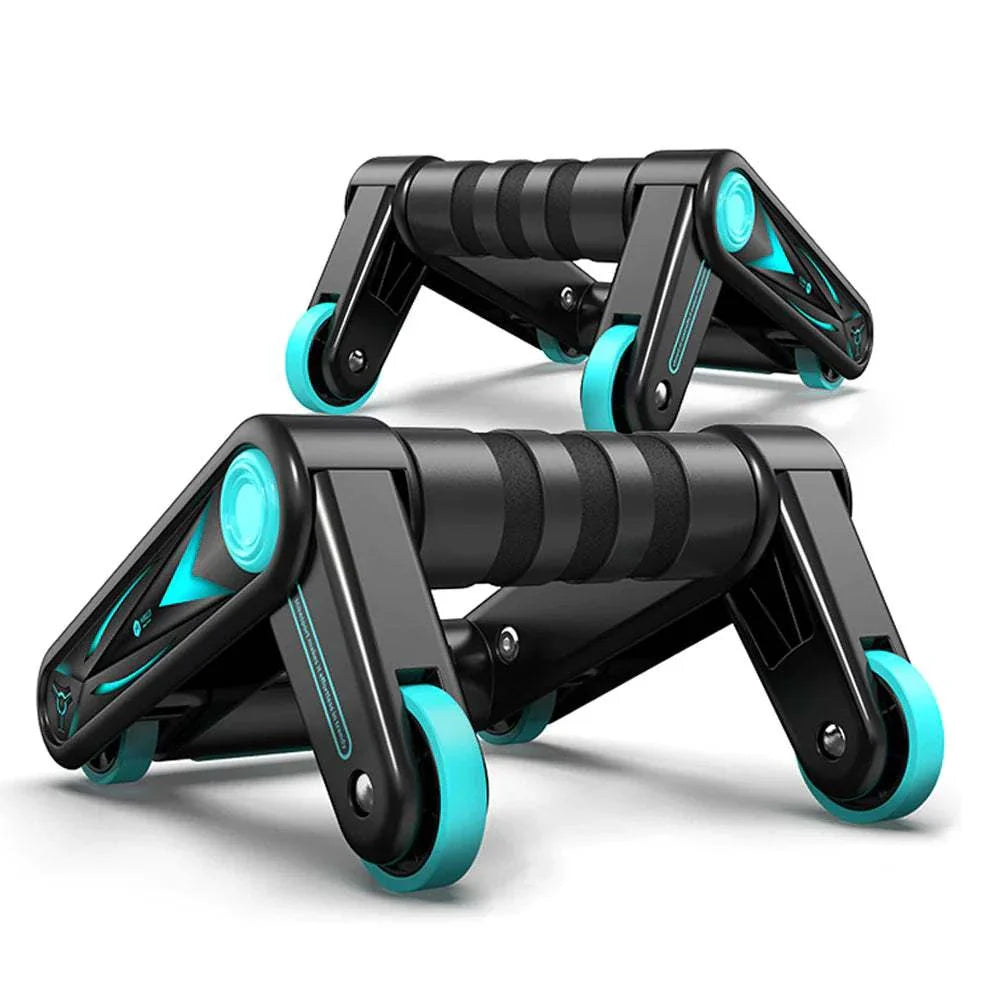 Men's Ab Roller with durable design and ergonomic non-slip grips for core workouts.