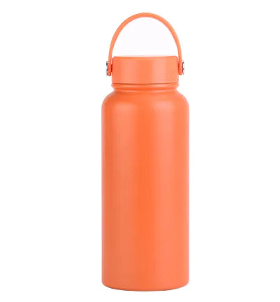Steel Sport Max durable stainless steel sports kettle with easy-carry handle and leak-proof lid.