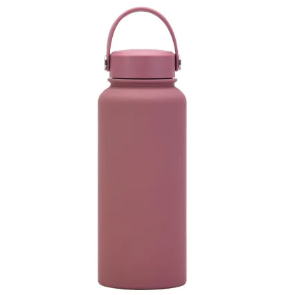 Steel Sport Max stainless steel sports kettle with easy-carry handle and leak-proof lid.