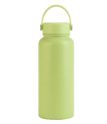 Steel Sport Max stainless steel sports kettle with easy-carry handle and leak-proof lid.