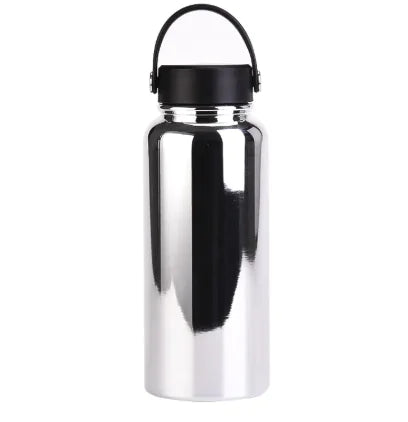 Steel Sport Max durable stainless steel sports kettle with easy-carry handle.