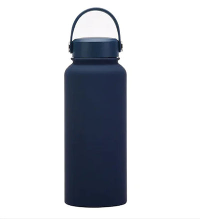 Steel Sport Max stainless steel sports kettle with easy-carry handle and leak-proof lid.