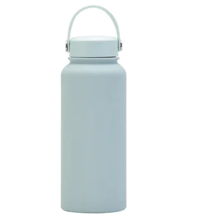 Steel Sport Max stainless steel sports kettle with easy-carry handle and leak-proof lid.