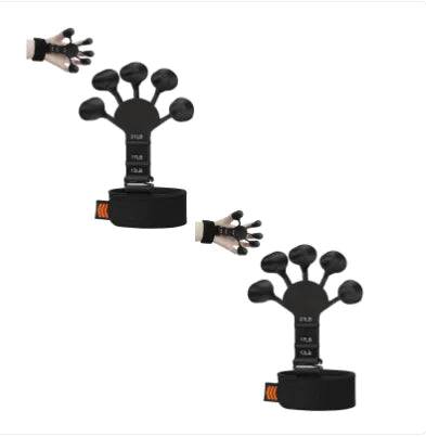 FlexiGrip Finger Trainer for strengthening finger dexterity with adjustable silicone loops.
