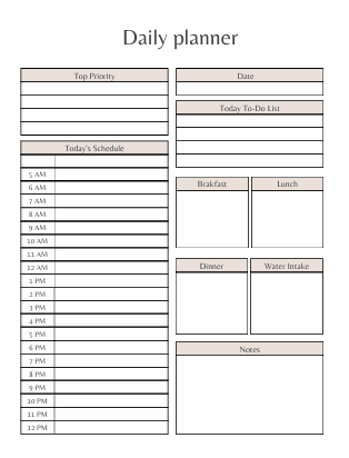 Ultimate Productivity Planner for Moms with scheduling sections and self-care focus.