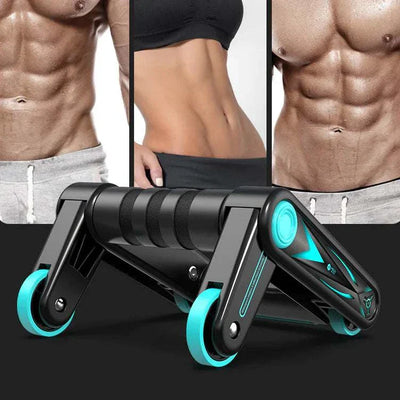 Men’s ab roller with ergonomic handles and durable construction for effective core workouts.